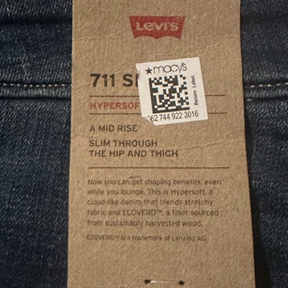 NWT LEVI’S 711 SKINNY WOMEN'S JEANS - Picture 9 of 15